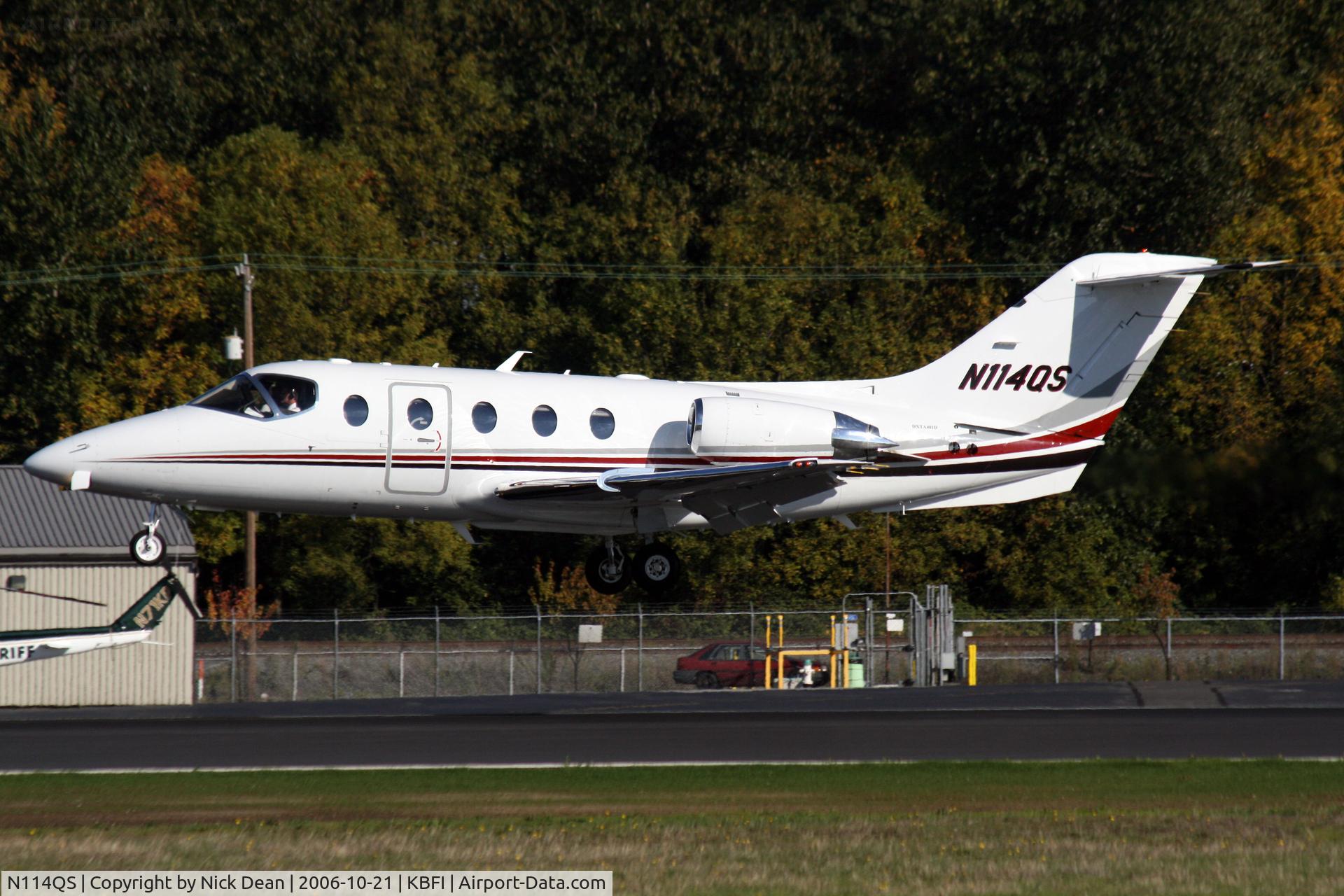 N114QS, 2007 Raytheon Beechjet 400A C/N RK-469, KBFI