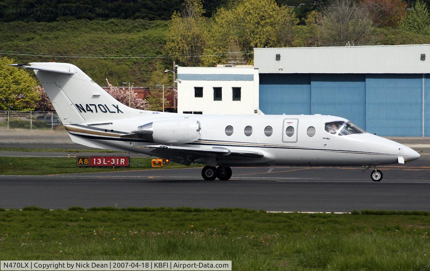 N470LX, 2007 Raytheon 400A Beechjet C/N RK-478, KBFI