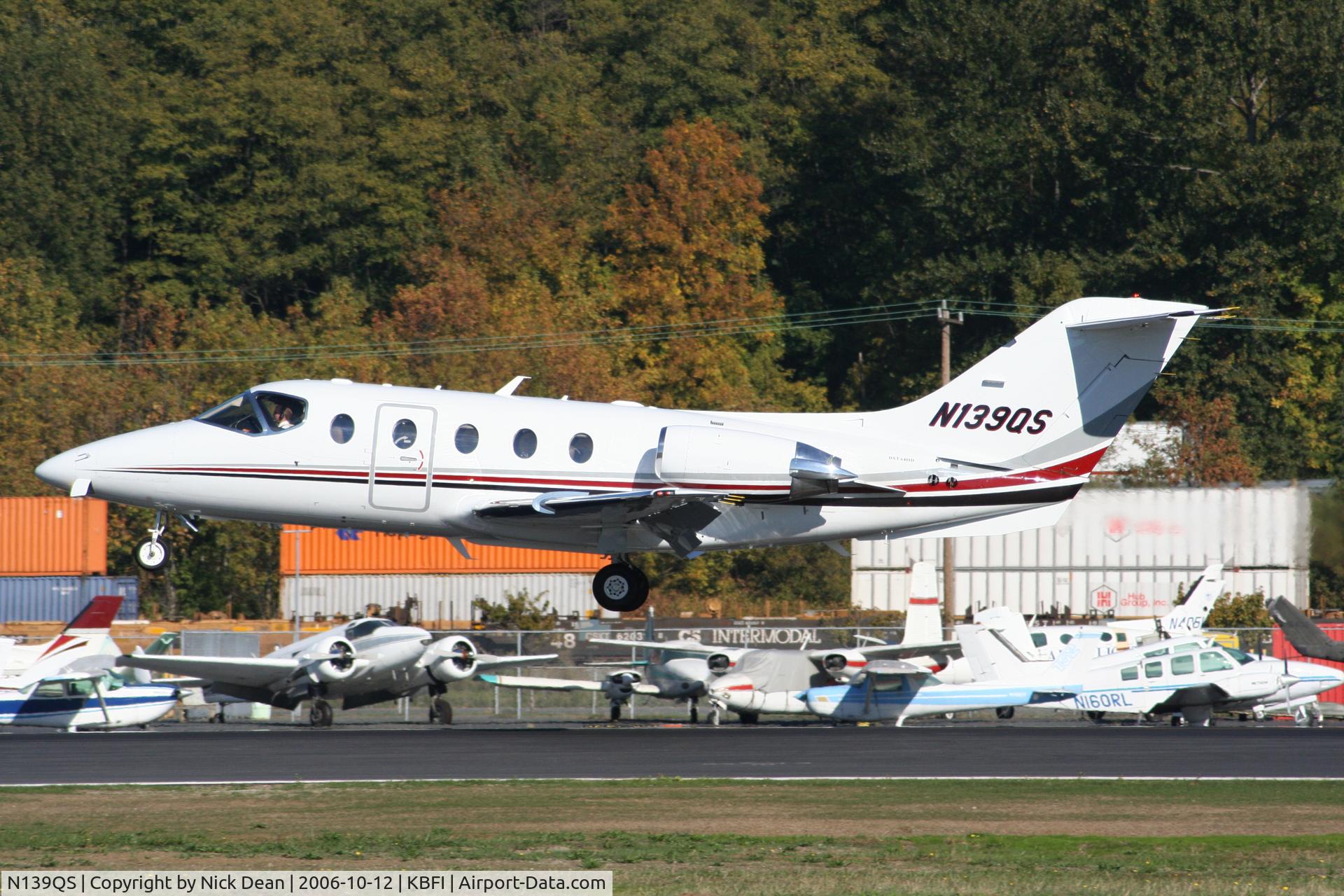N139QS, Raytheon Aircraft Company 400A C/N RK-483, KBFI