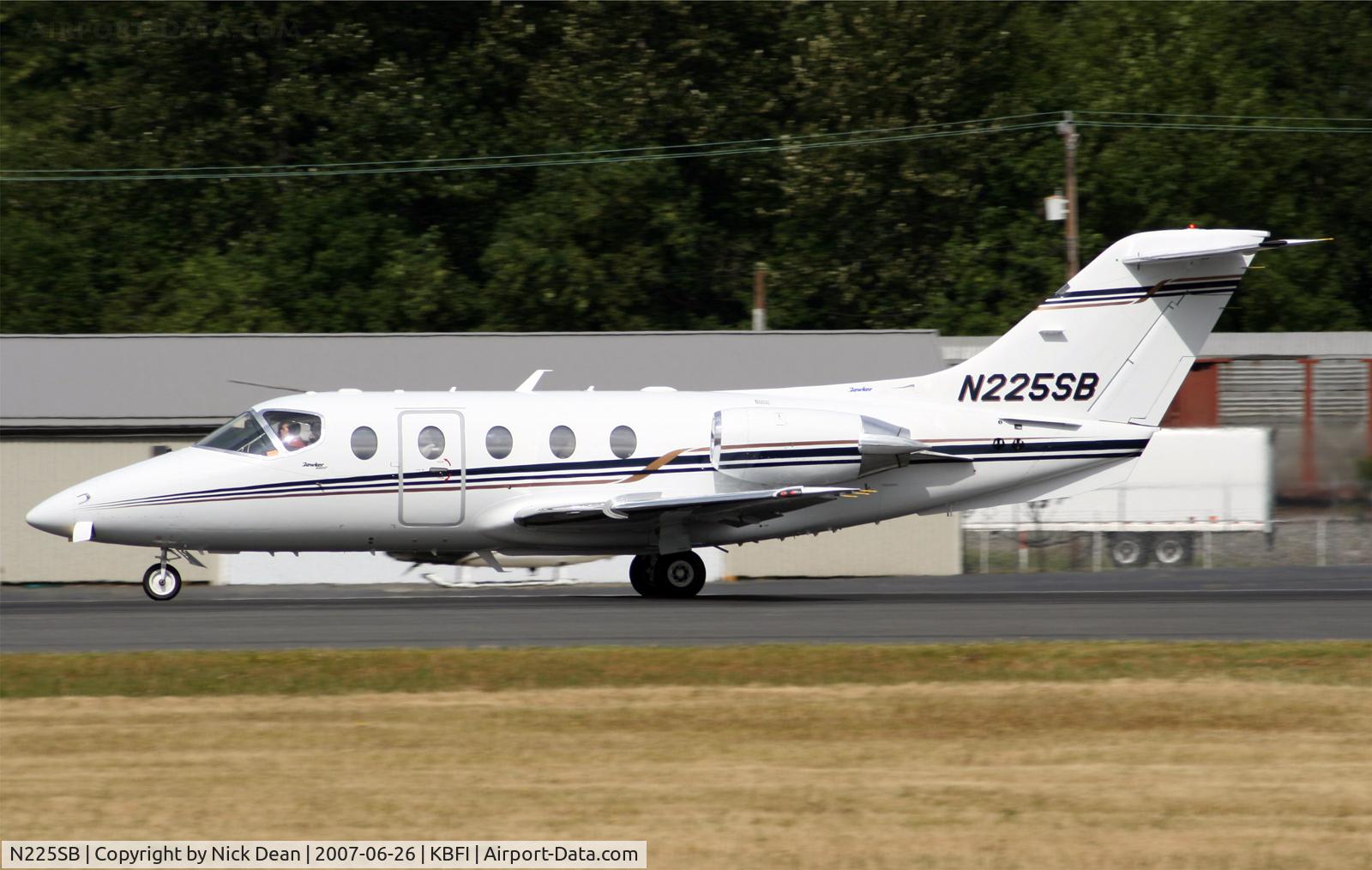 N225SB, 2007 Raytheon Aircraft Company 400A C/N RK-510, kbfi