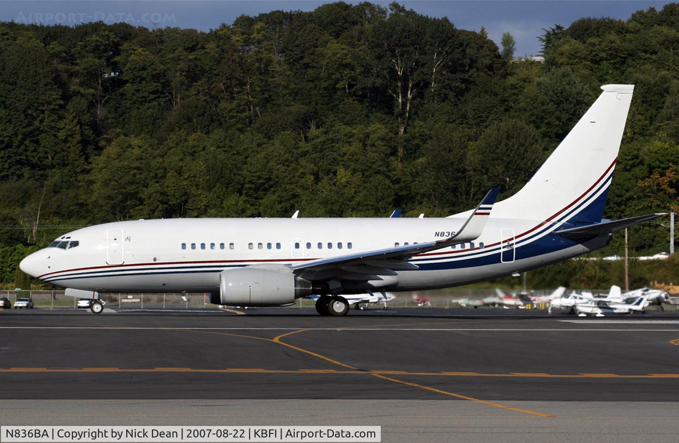 N836BA, 2000 Boeing 737-7BC C/N 30756, KBFI
