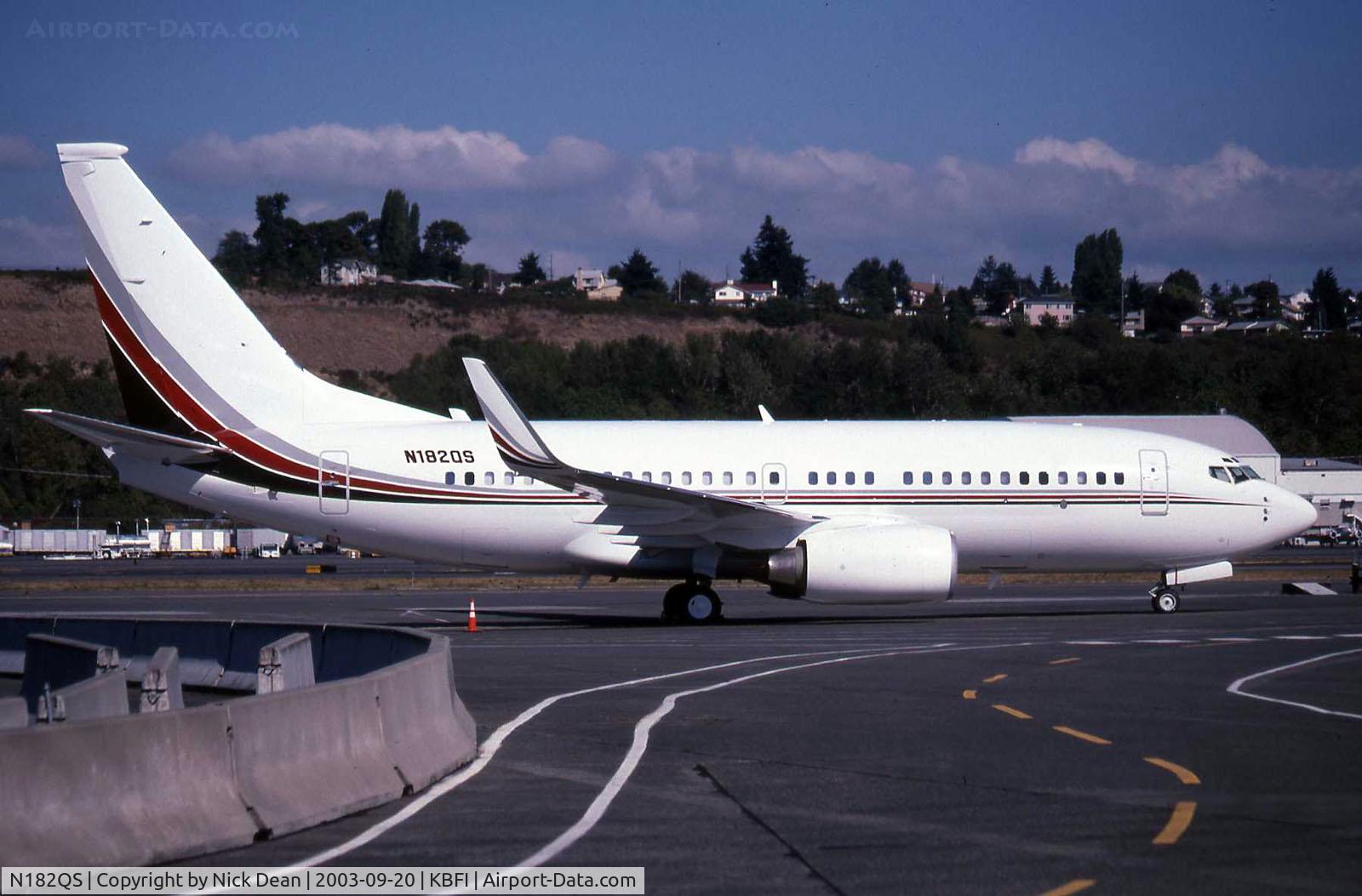 N182QS, 2001 Boeing 737-7BC C/N 32575, KBFI