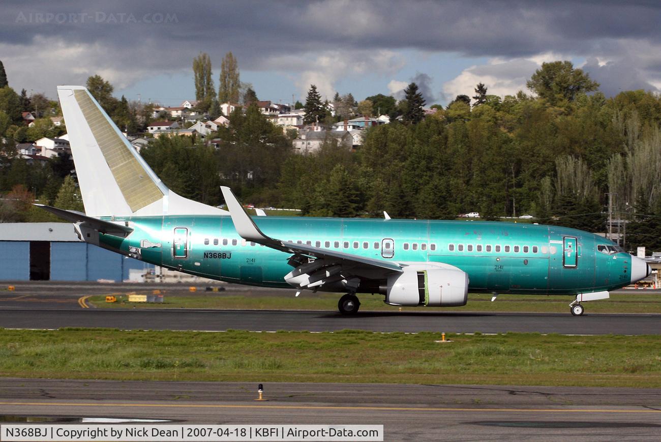 N368BJ, 2007 Boeing 737-7DM C/N 34809, KBFI