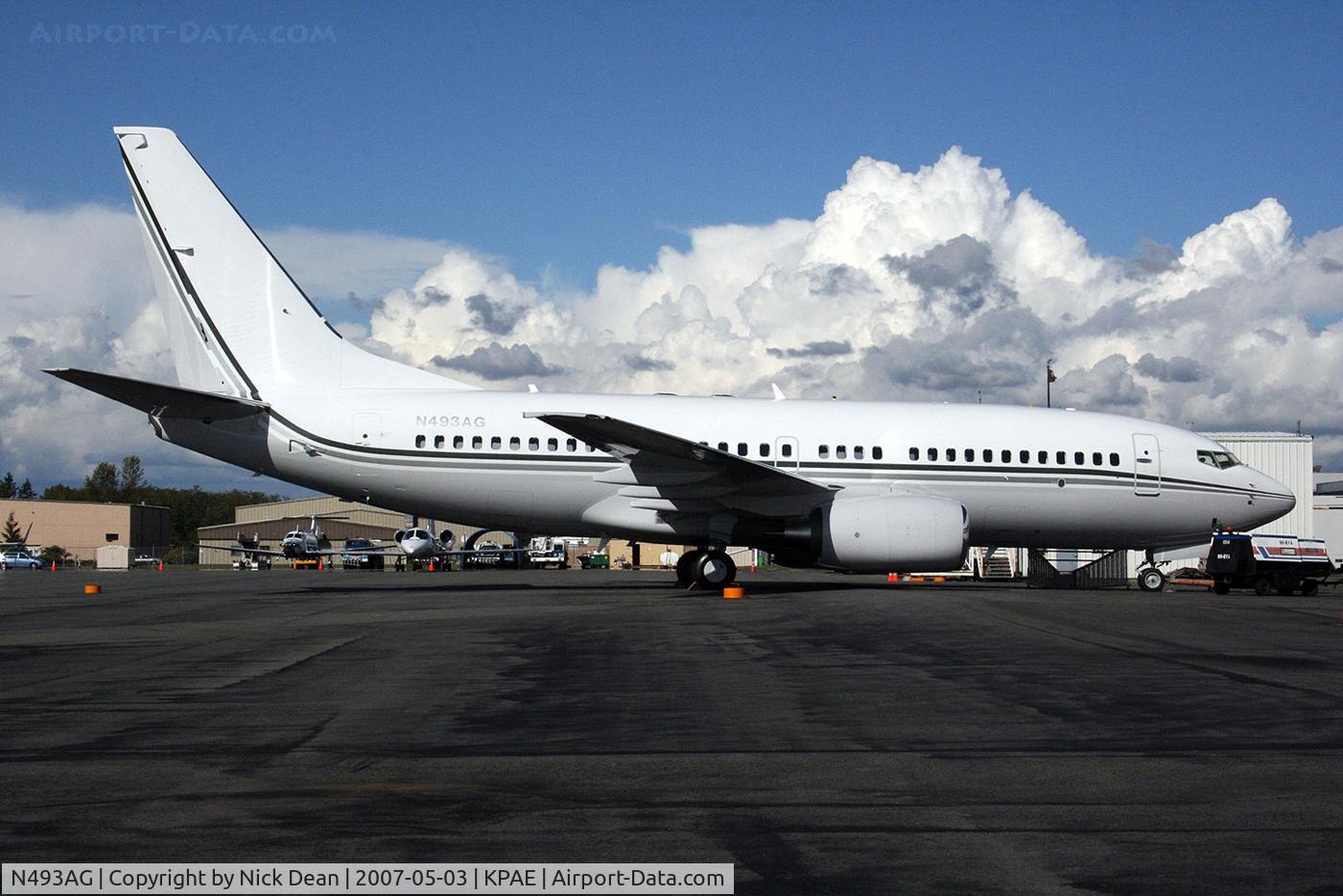 N493AG, 2007 Boeing 737-7FY C/N 36493, KPAE