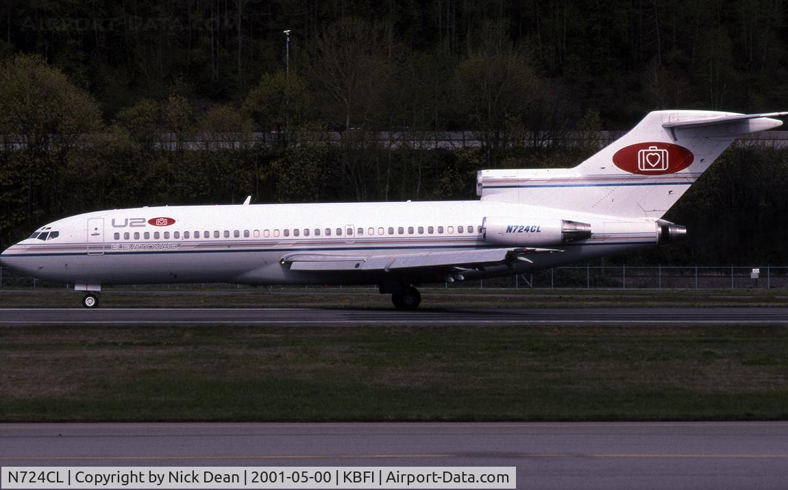 N724CL, 1966 Boeing 727-51 C/N 19121, KBFI (U2 tour)
