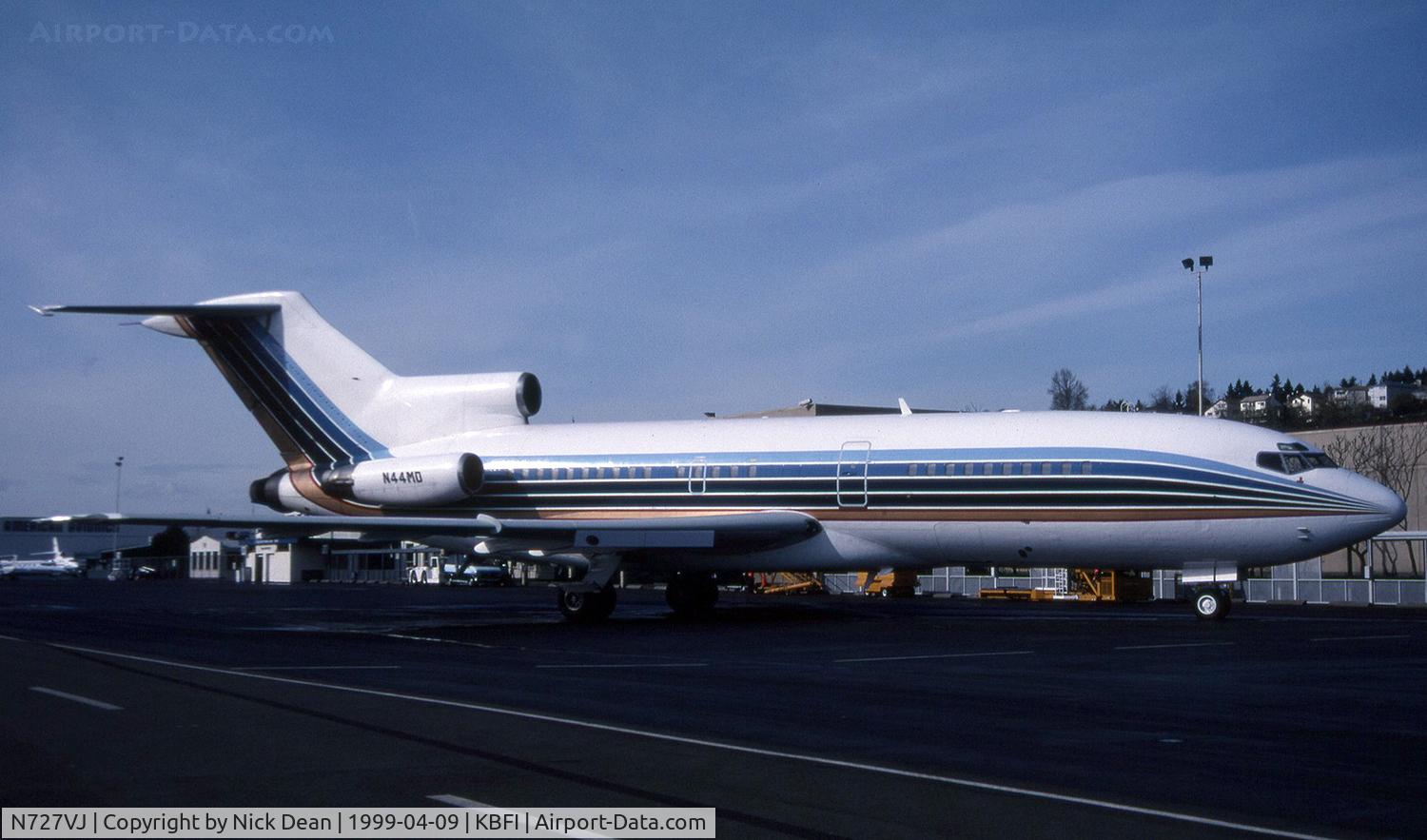 N727VJ, 1967 Boeing 727-44 C/N 19318, KBFI (Seen here as N44MD currently registered N727VJ)