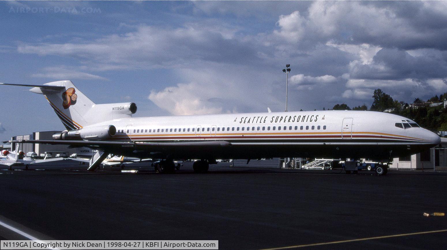 N119GA, 1975 Boeing 727-2B6 C/N 21068/1107, KBFI