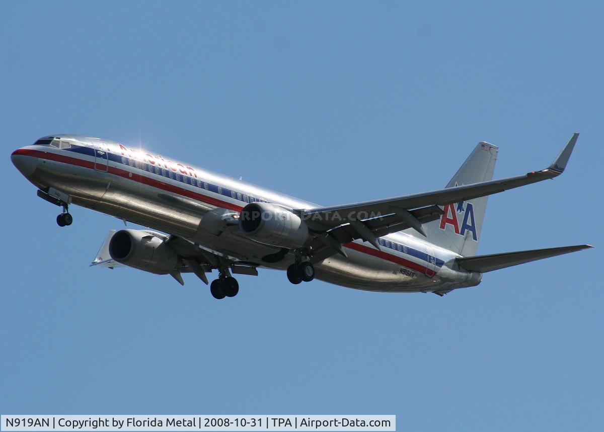 N919AN, 1999 Boeing 737-823 C/N 29520, American 737-800