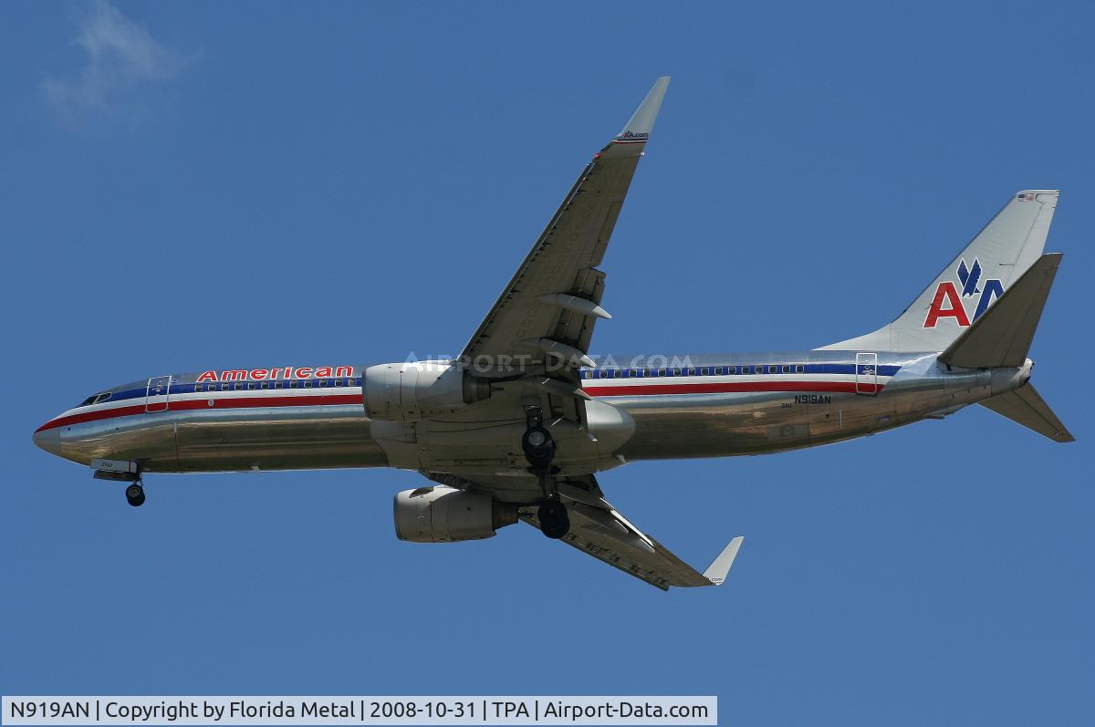 N919AN, 1999 Boeing 737-823 C/N 29520, American 737-800