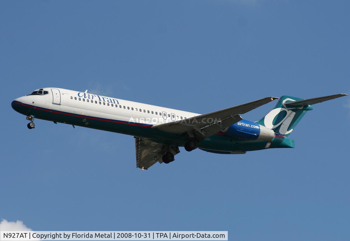 N927AT, 2000 Boeing 717-200 C/N 55077, Air Tran 717