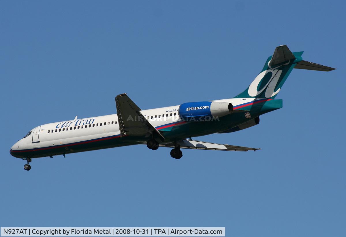 N927AT, 2000 Boeing 717-200 C/N 55077, Air Tran 717