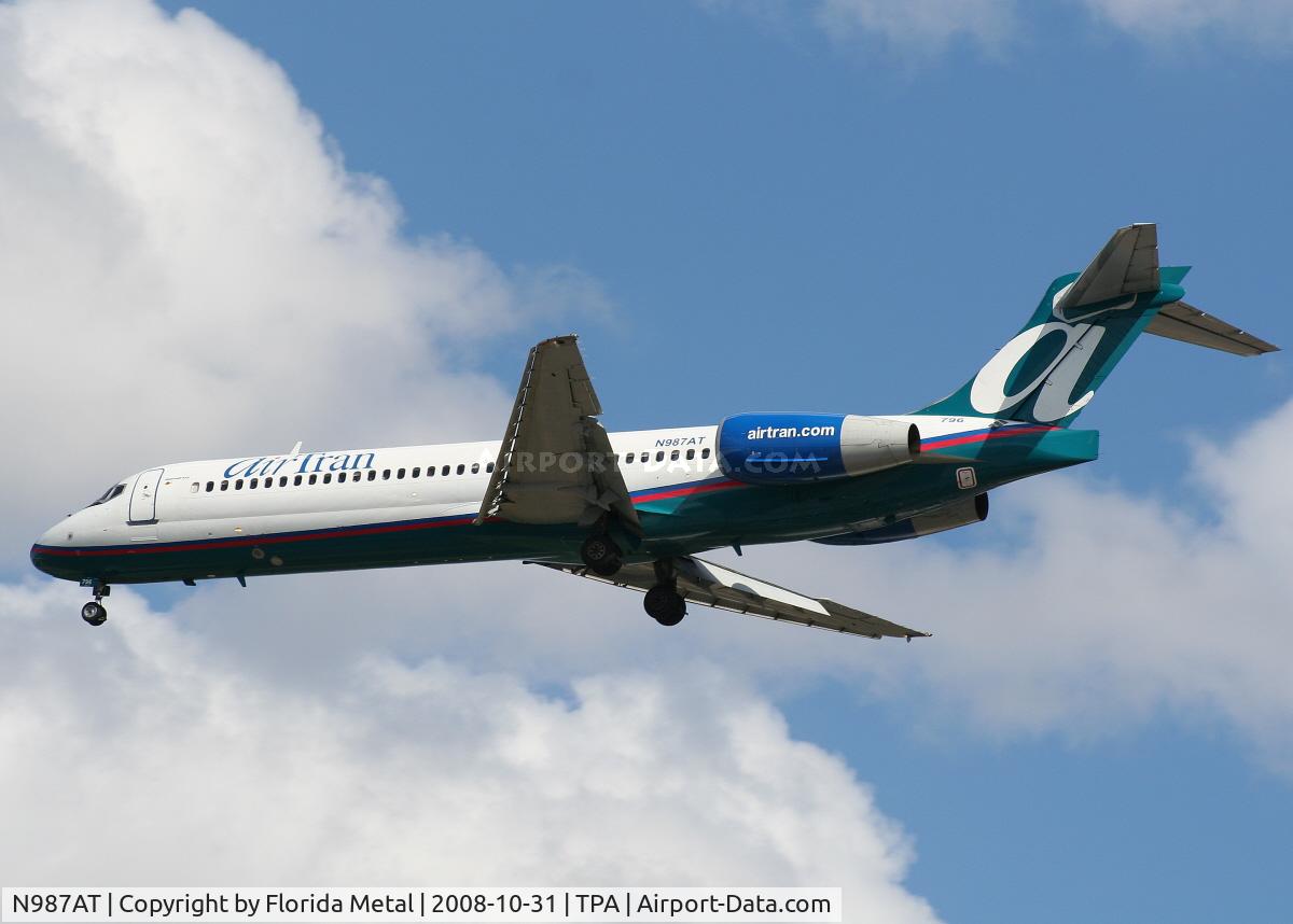 N987AT, 2001 Boeing 717-200 C/N 55088, Air Tran 717