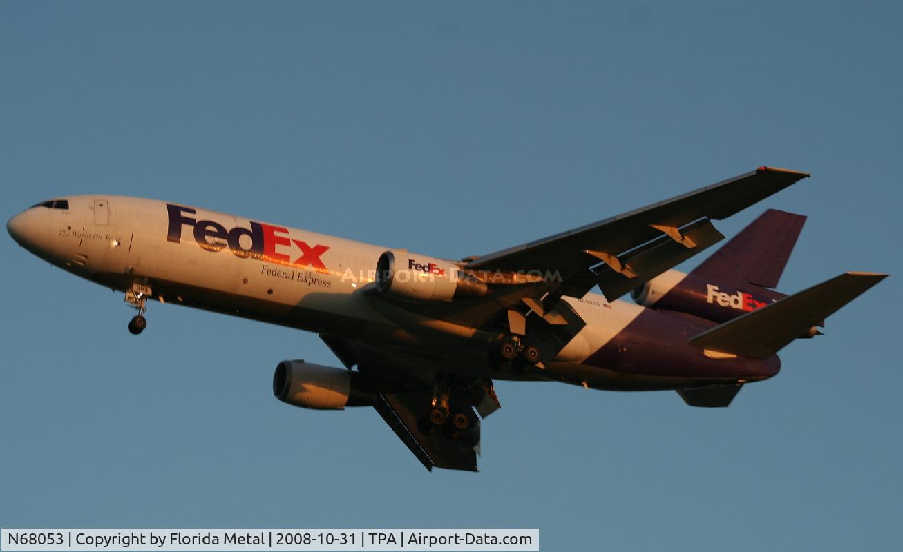 N68053, 1974 McDonnell Douglas DC-10-10F C/N 47807, Fed Ex DC-10-10F