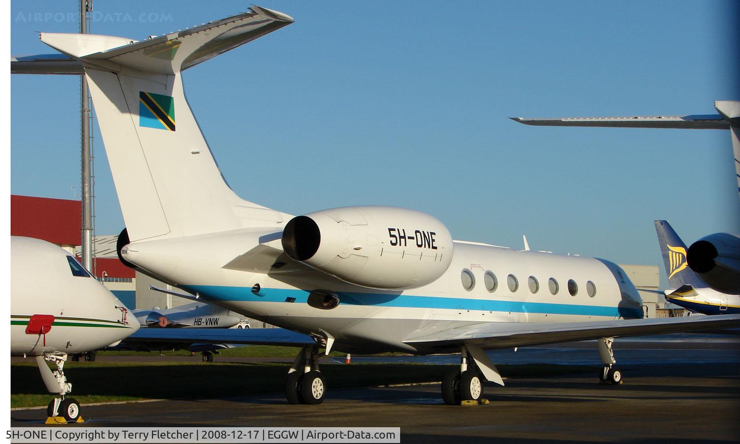 5H-ONE, 2003 Gulfstream Aerospace GV-SP (G550) C/N 5030, G550 belonging to the Tanzanian Goverment