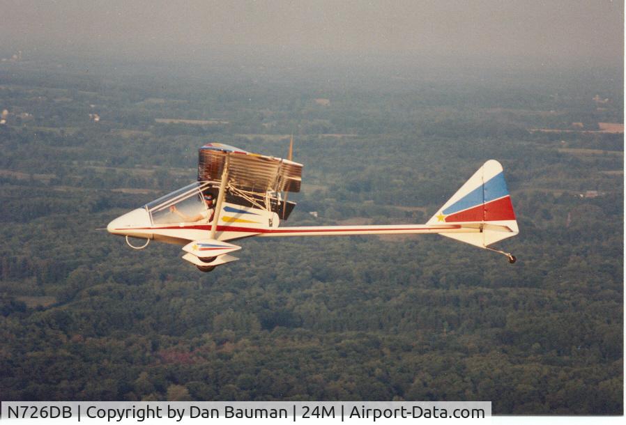N726DB, 1992 Kolb Mk III C/N 16, taken during one of the first flights