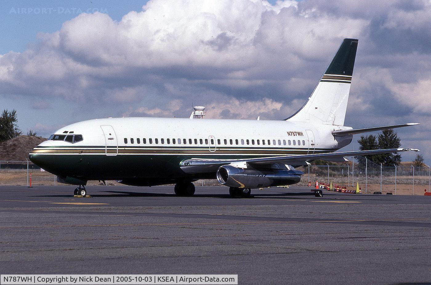 N787WH, 1981 Boeing 737-2V6 C/N 22431, KSEA