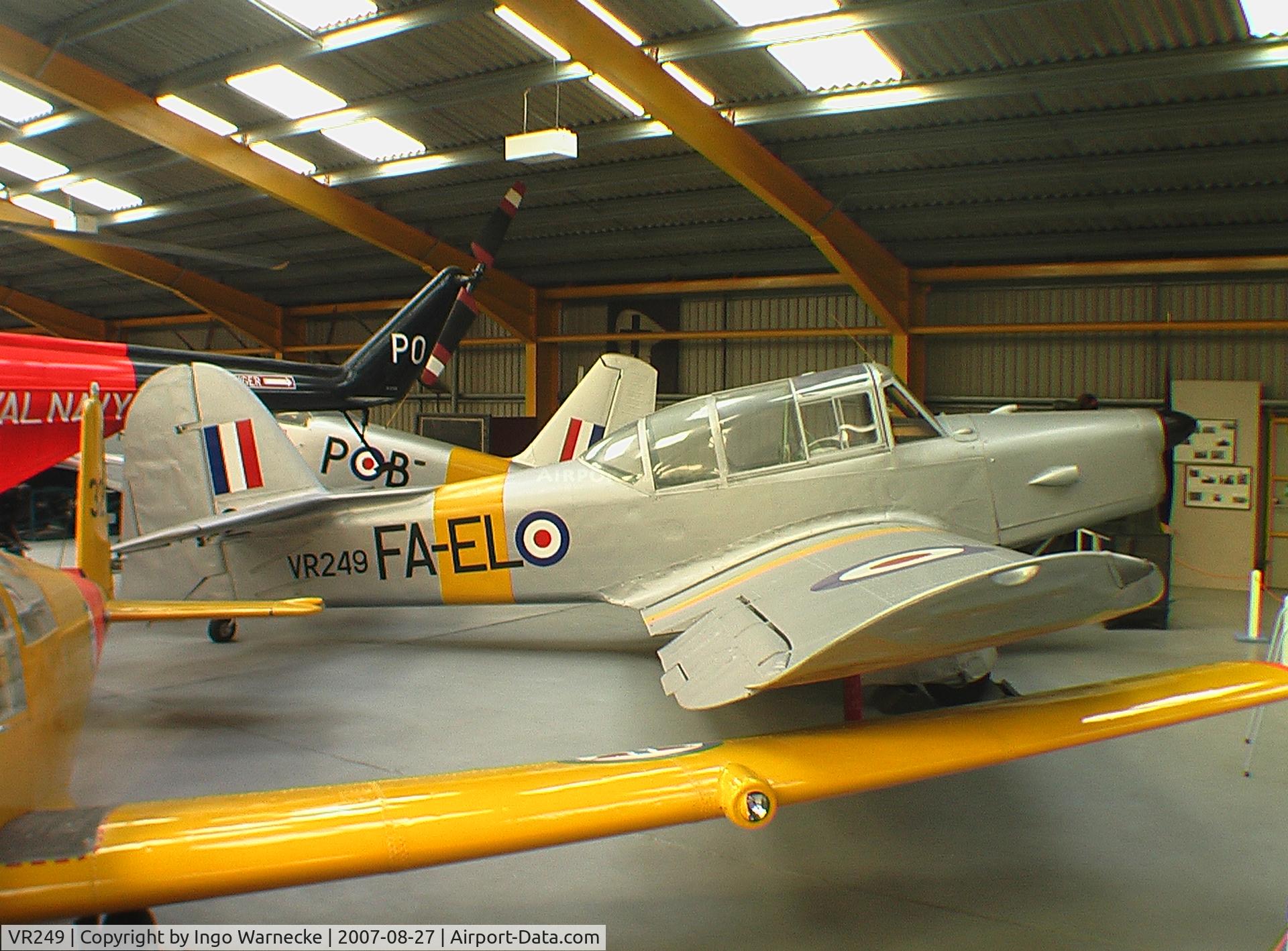 VR249, Percival P-40 Prentice T1 C/N Not found VR249, Percival Prentice T1 of RAF at Newark Air Museum