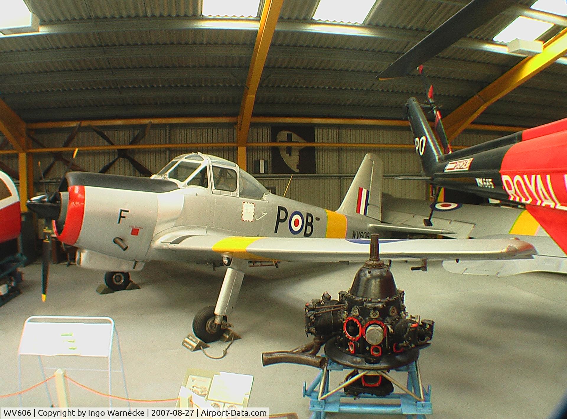WV606, 1954 Percival P-56 Provost T.1 C/N PAC/56/133, Percival P.56 Provost T1 of RAF at Newark Air Museum
