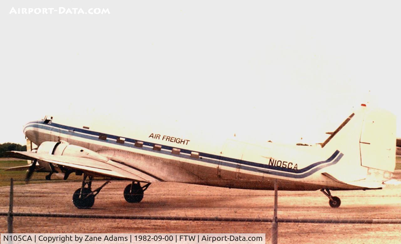 N105CA, 1944 Douglas DC3C-S4C4G (C-47B) C/N 14275, At Meacham Field - 