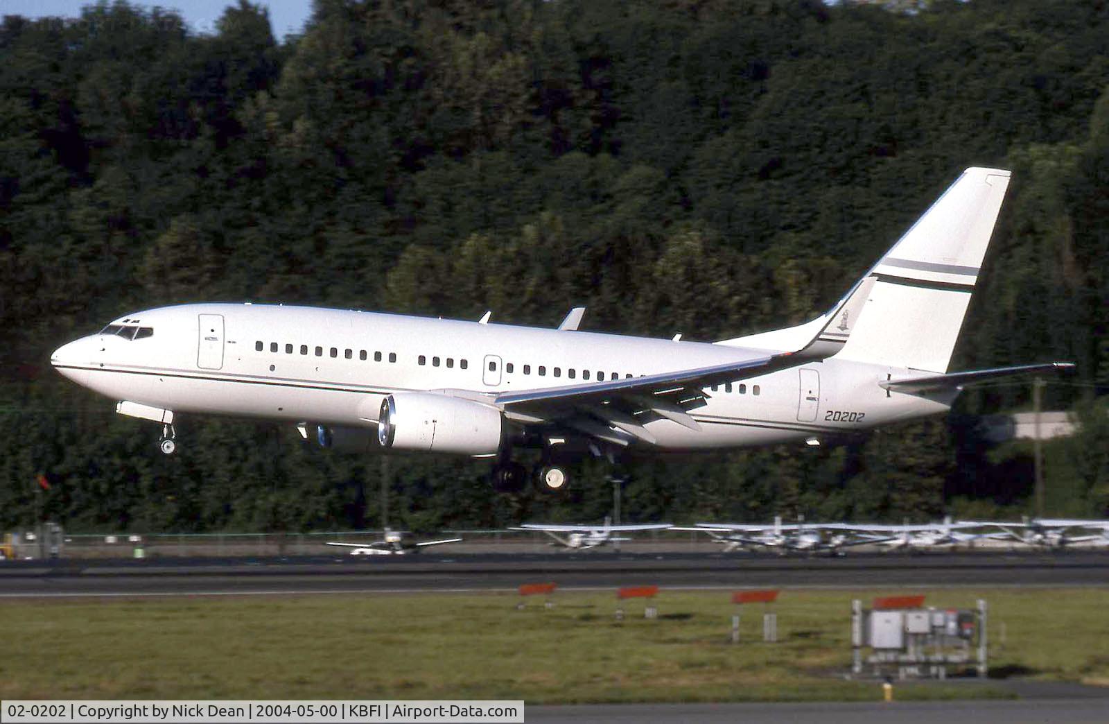 02-0202, 2002 Boeing C-40C Clipper (737-7BC BBJ) C/N 30753, KBFI