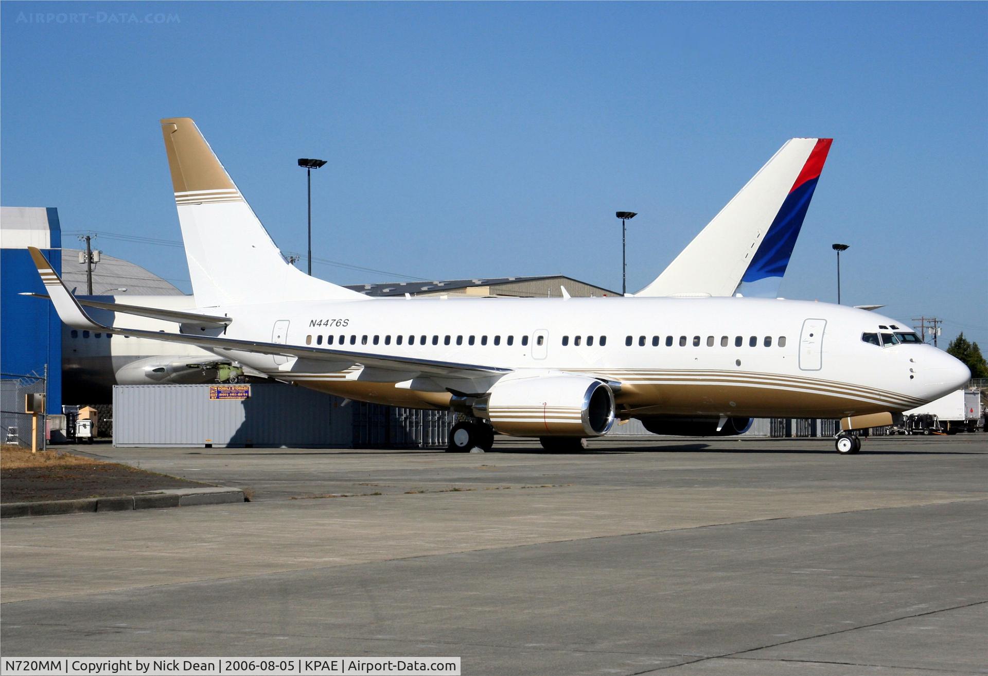 N720MM, 2001 Boeing 737-7ET C/N 33010, KPAE (Seen here as N4476S prior to becoming N720MM as posted)