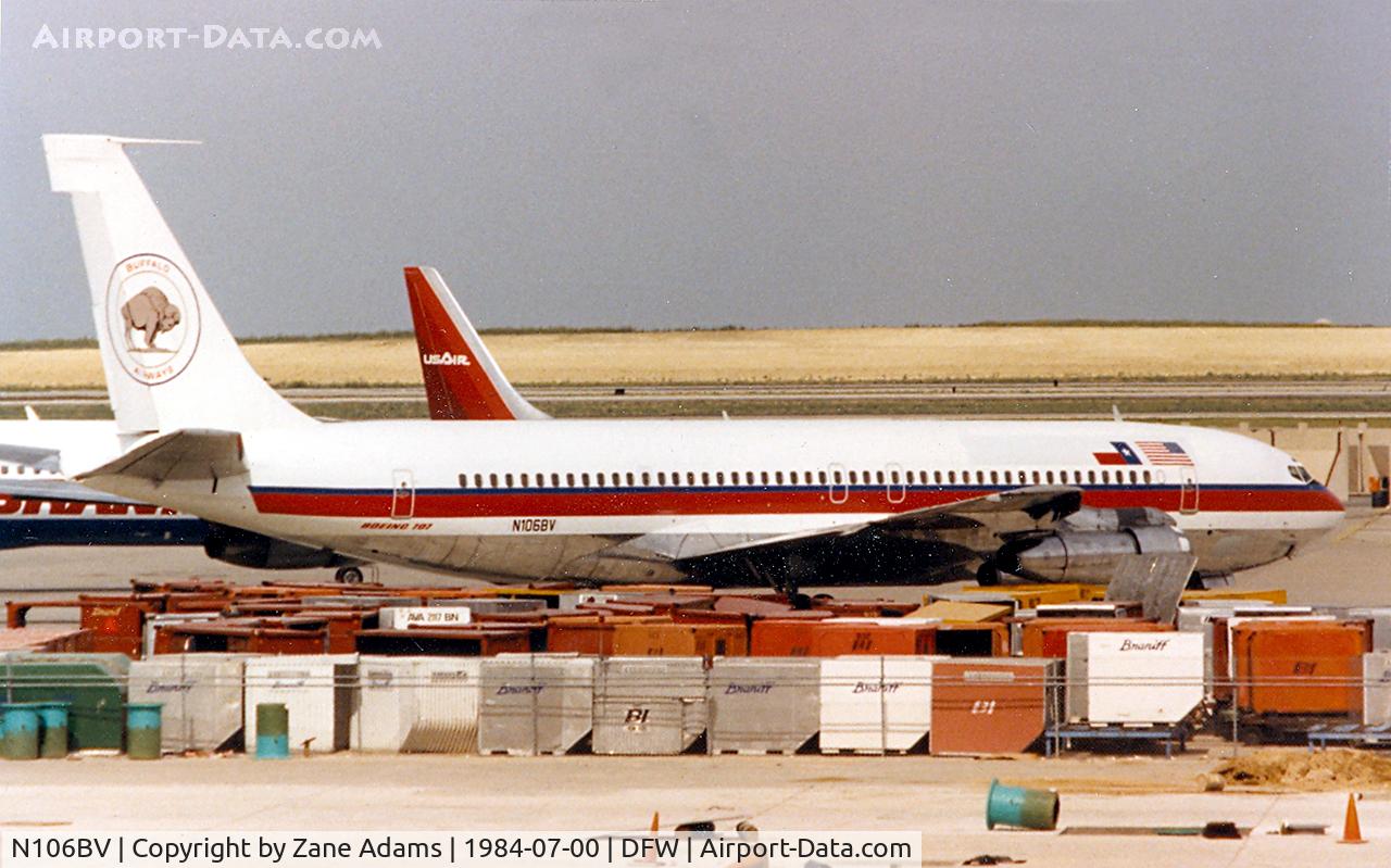 N106BV, 1967 Boeing 707-399C C/N 19415, Buffalo Airways 707 at Dallas Fort Worth International