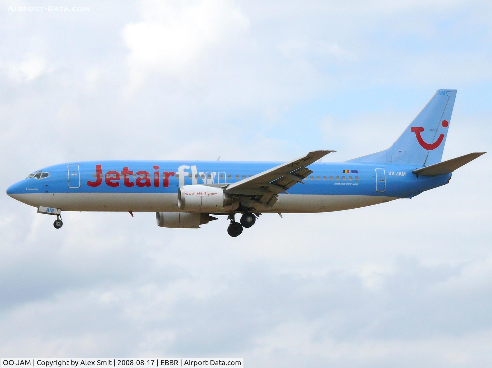 OO-JAM, 1997 Boeing 737-46J C/N 28867, Boeing B737-46J OO-JAM JetAirFly