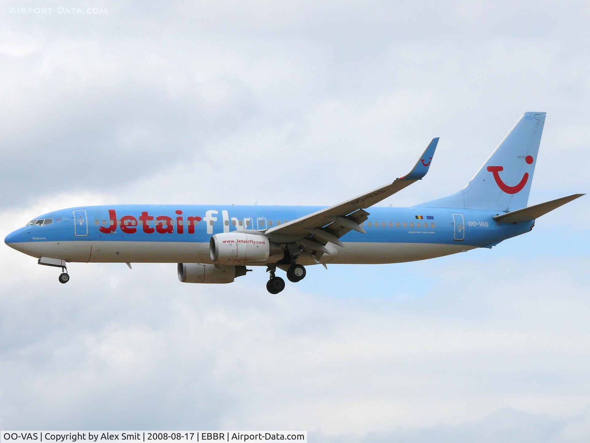 OO-VAS, 2002 Boeing 737-86Q C/N 30285, Boeing B737-86Q OO-VAS JetAirFly