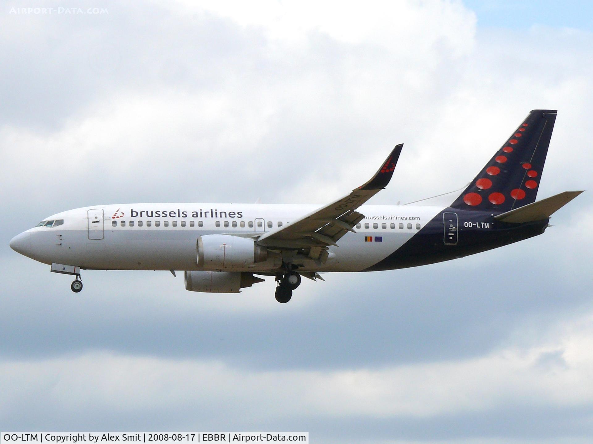 OO-LTM, 1991 Boeing 737-3M8 C/N 25070, Boeing B737-3M8 OO-LTM Brussels Airlines