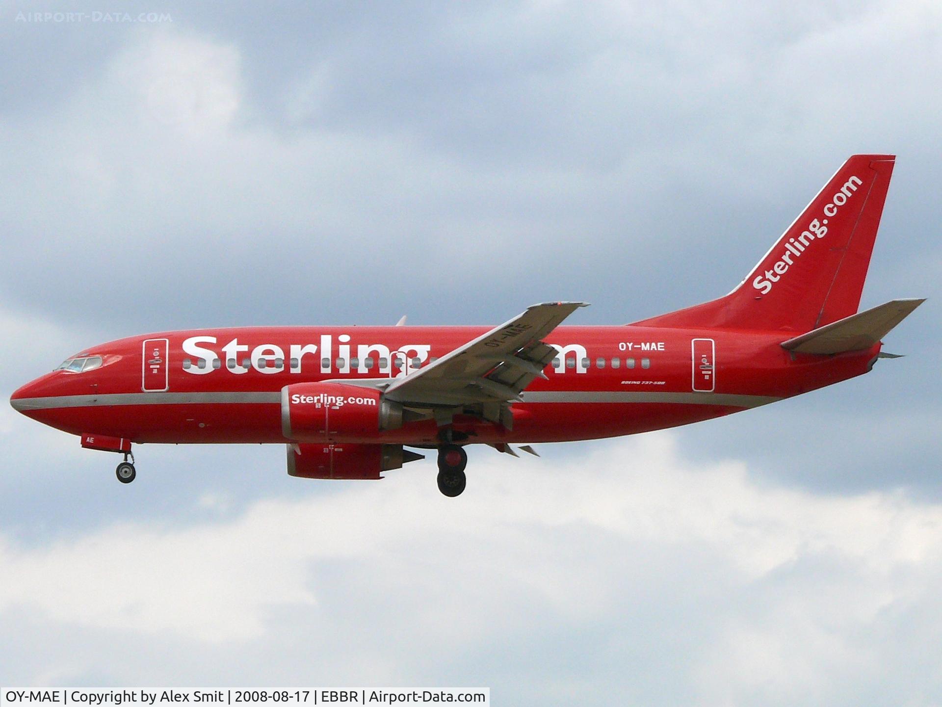 OY-MAE, 1991 Boeing 737-5L9 C/N 25066, Boeing B737-5L9 OY-MAE Sterling
