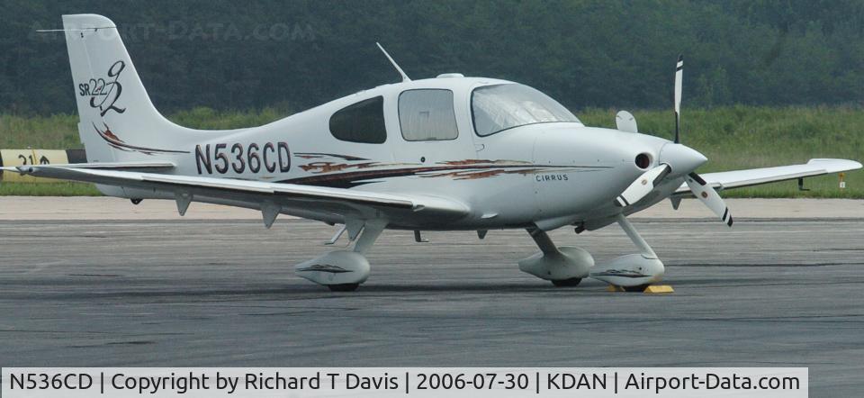 N536CD, 2006 Cirrus SR22 G2 C/N 1624, Cirrus SR22 in Danville Va.