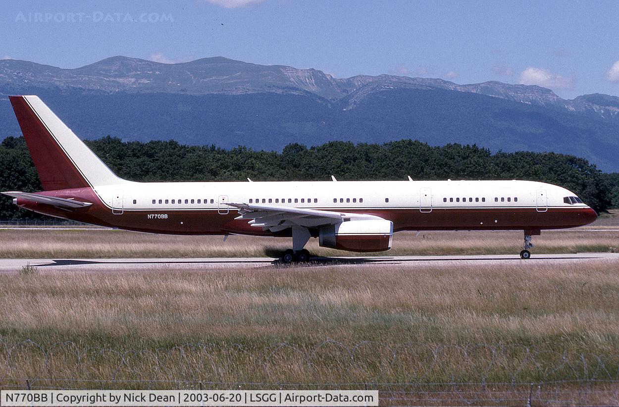 N770BB, 1991 Boeing 757-2J4 C/N 25220, LSGG (Boeing 757-2J4 C/N 25220/387 this aircraft has winglets installed now)