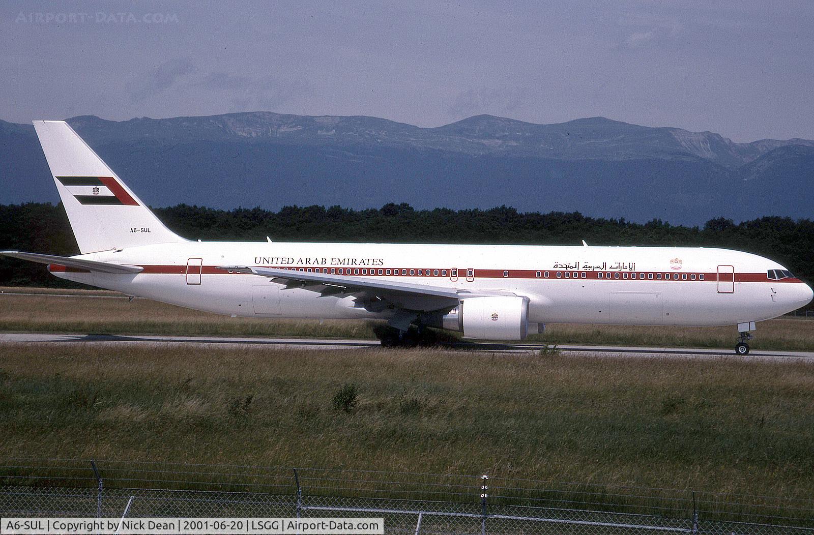A6-SUL, 1999 Boeing 767-341/ER C/N 30341, LSGG