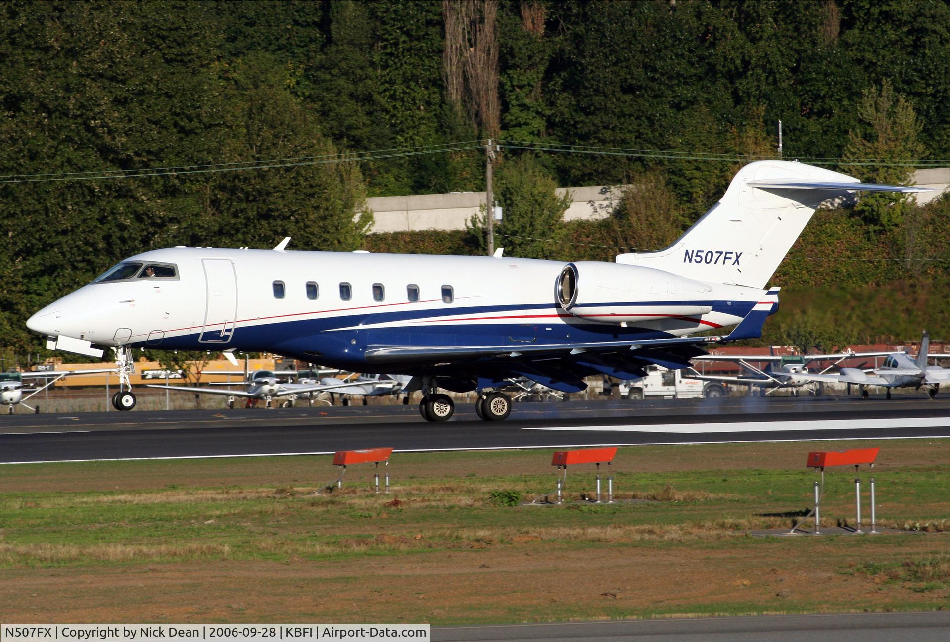 N507FX, 2003 Bombardier Challenger 300 (BD-100-1A10) C/N 20008, KBFI