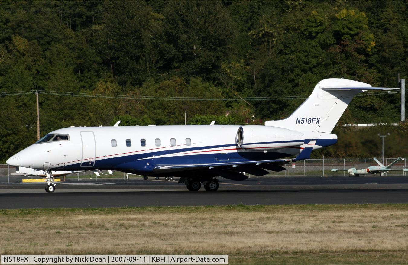 N518FX, 2005 Bombardier Challenger 300 (BD-100-1A10) C/N 20046, KBFI