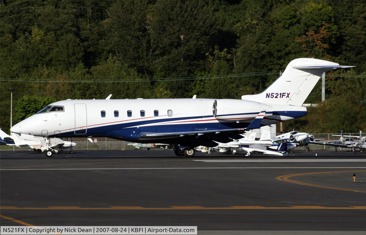 N521FX, 2005 Bombardier Challenger 300 (BD-100-1A10) C/N 20057, KBFI
