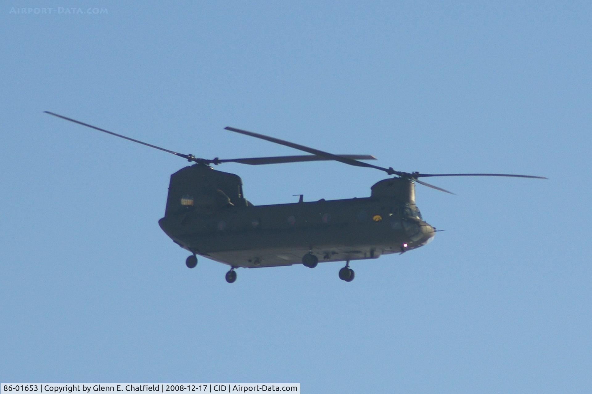 86-01653, 1986 Boeing CH-47D Chinook C/N M.3158, Low approach Runway 27 following ILS
