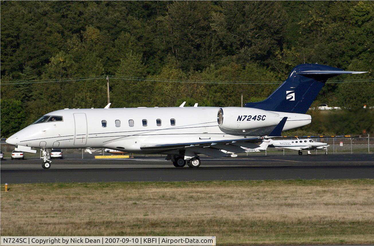 N724SC, 2005 Bombardier Challenger 300 (BD-100-1A10) C/N 20072, KBFI