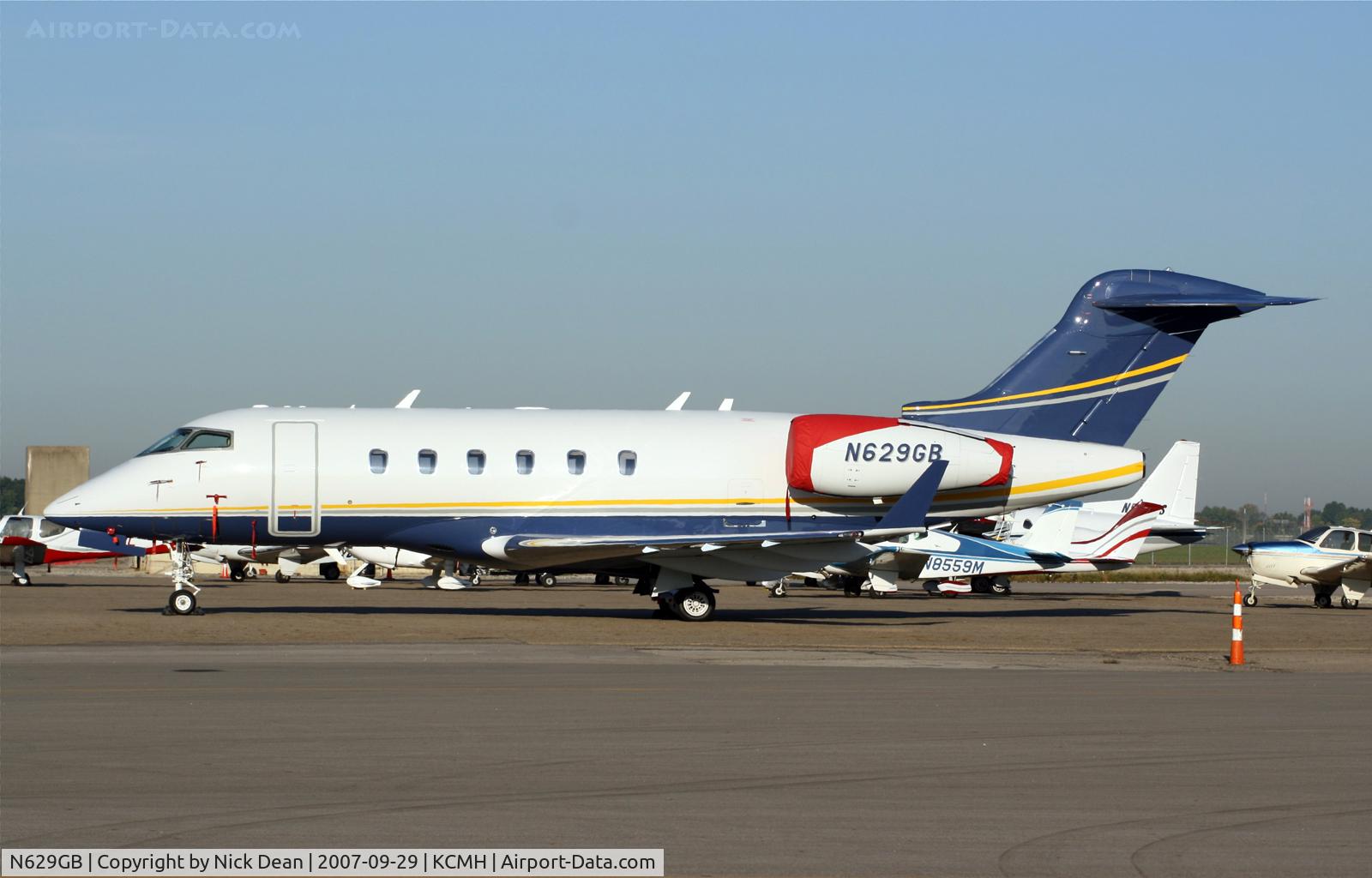 N629GB, 2007 Bombardier Challenger 300 (BD-100-1A10) C/N 20144, KCMH