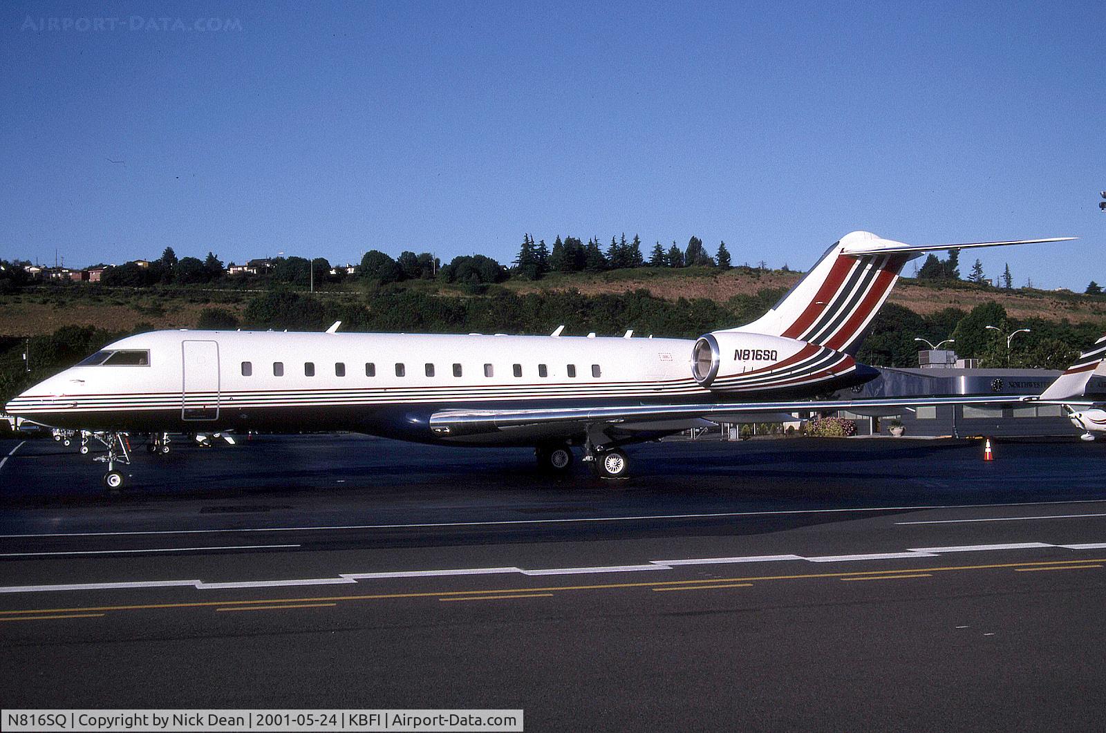 N816SQ, 1999 Bombardier BD-700-1A10 Global Express C/N 9009, KBFI (Currently registered N980GG)