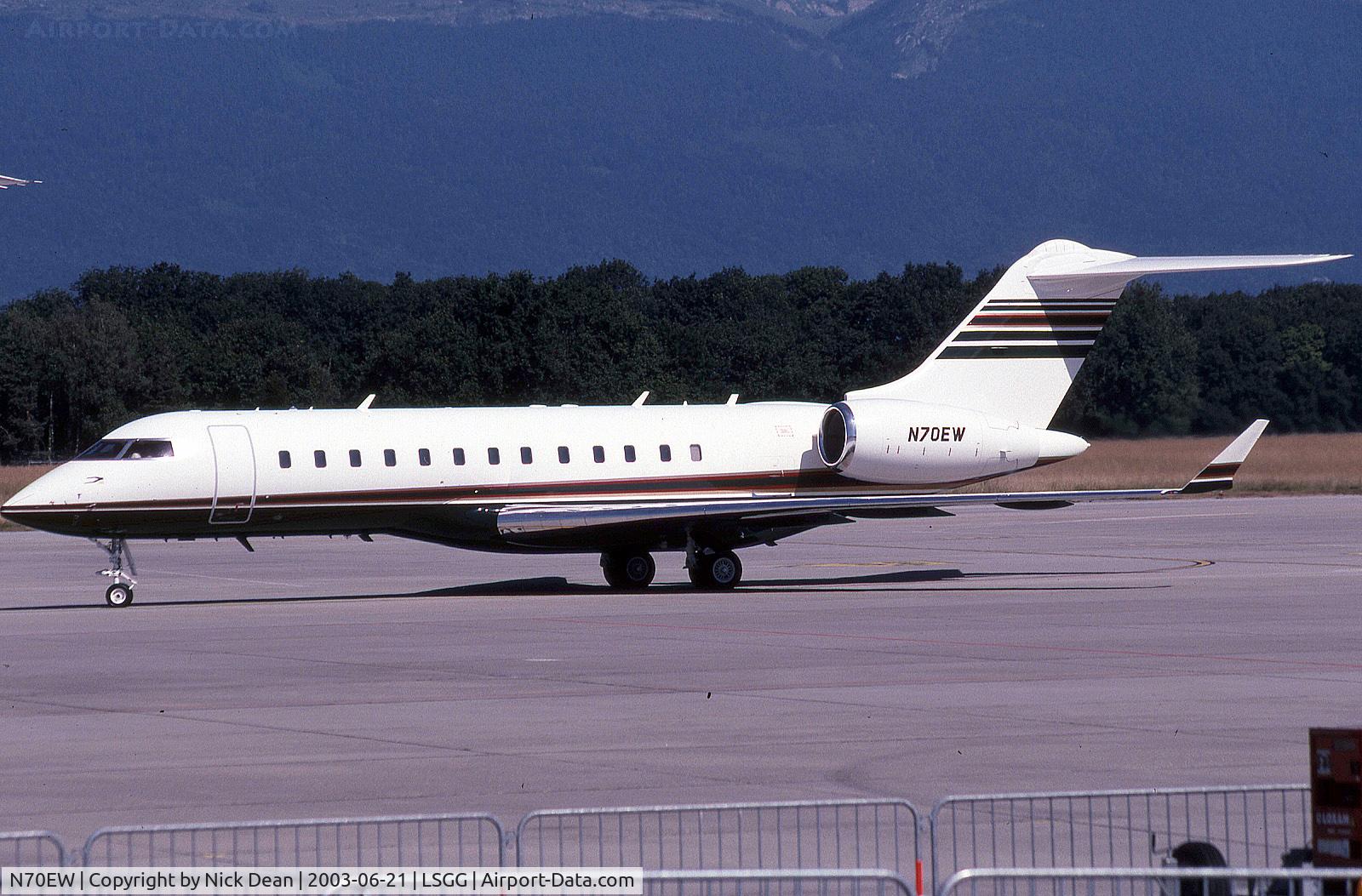 N70EW, 1999 Bombardier BD-700-1A10 Global Express C/N 9026, LSGG