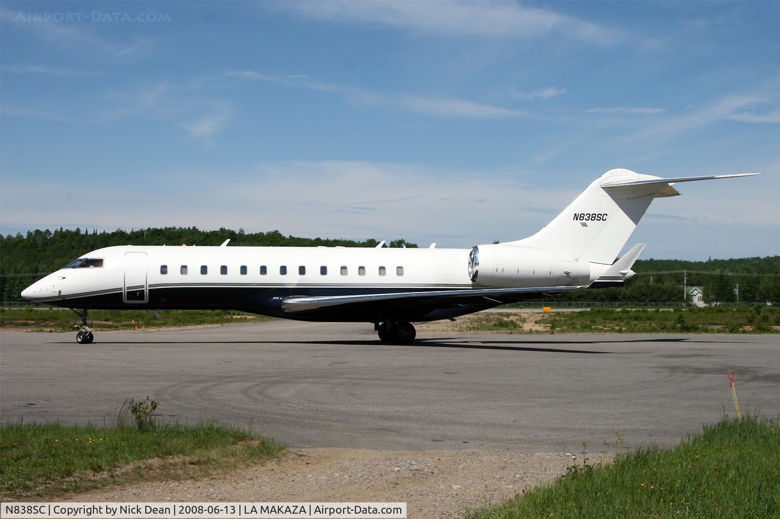 N838SC, 1999 Bombardier BD-700 1A10 Global Express C/N 9035, La Makaza Quebec Canada