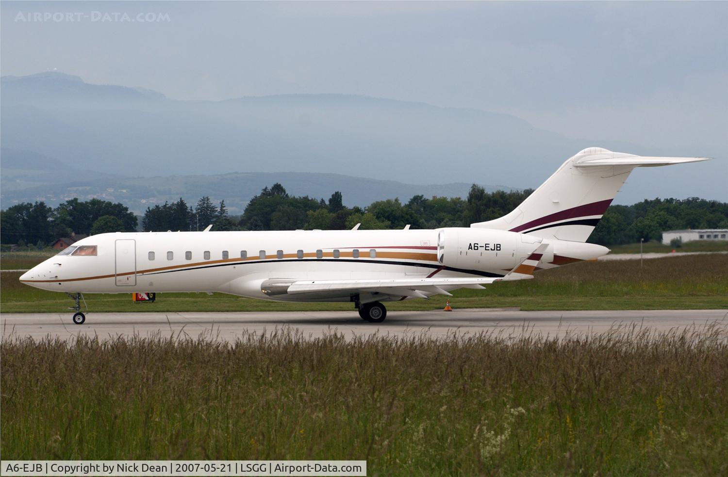 A6-EJB, 2001 Bombardier BD-700-1A10 Global Express C/N 9094, LSGG