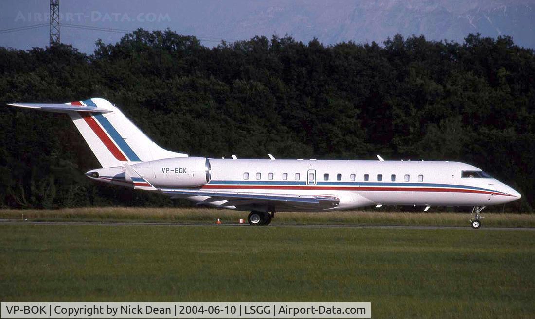 VP-BOK, 2001 Bombardier BD-700-1A10 Global Express C/N 9101, LSGG