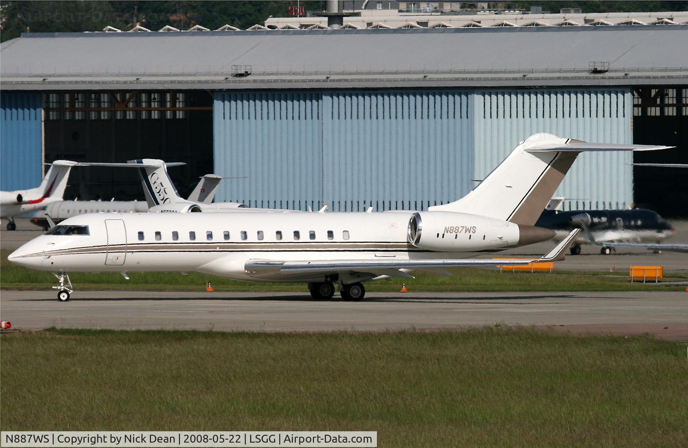 N887WS, 2003 Bombardier BD-700-1A10 Global Express C/N 9120, LSGG