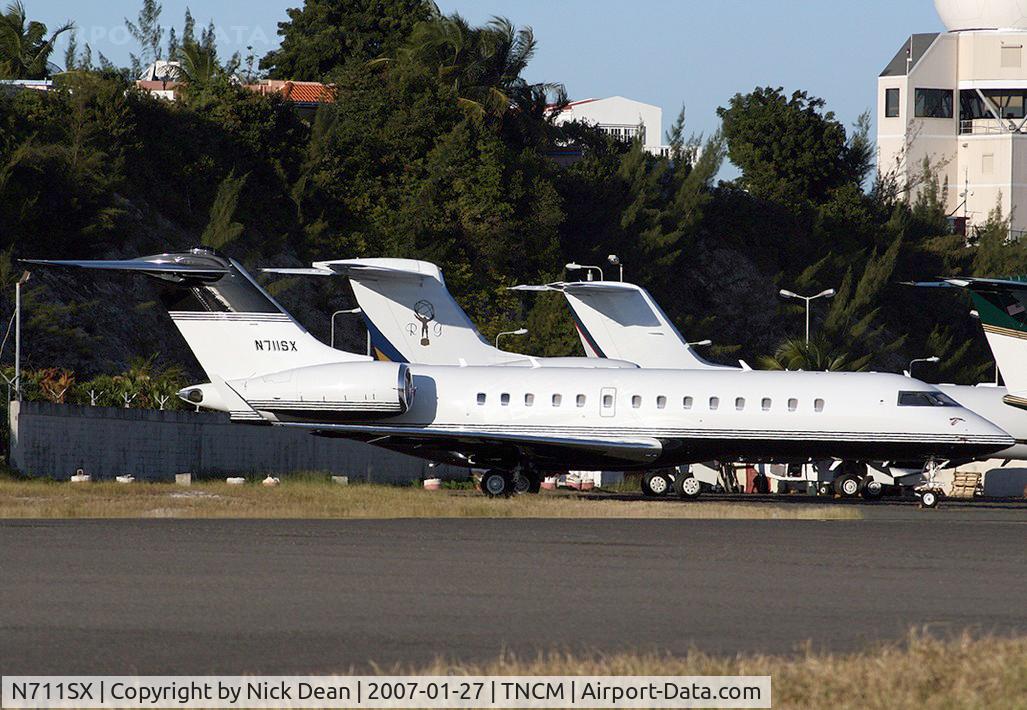 N711SX, 2003 Bombardier BD-700-1A10 Global Express C/N 9125, TNCM