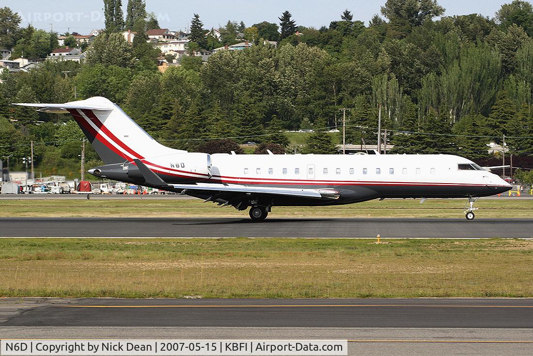 N6D, 2006 Bombardier BD-700-1A10 Global Express C/N 9191, KBFI