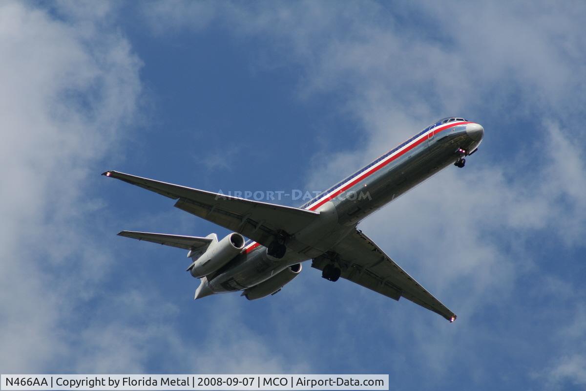 N466AA, 1988 McDonnell Douglas MD-82 (DC-9-82) C/N 49596, American MD-82