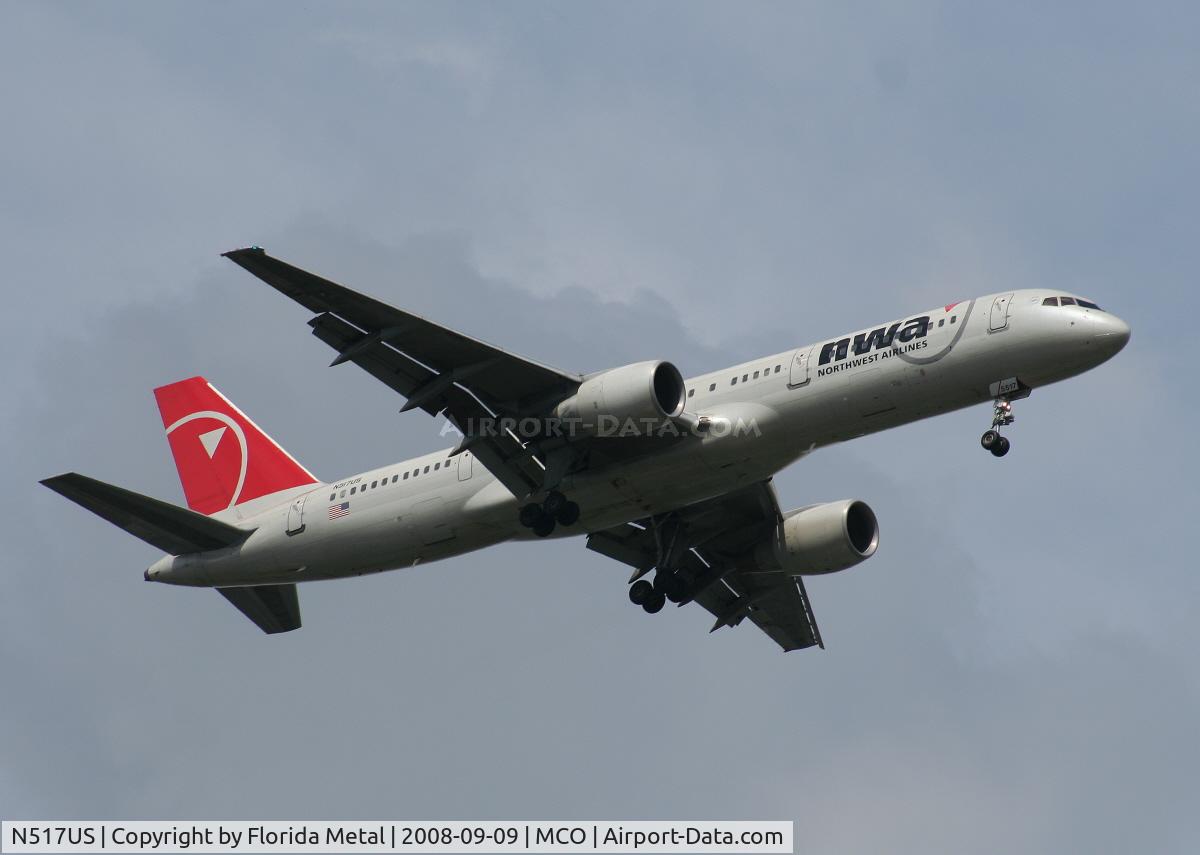 N517US, 1986 Boeing 757-251 C/N 23205, Northwest 757-200