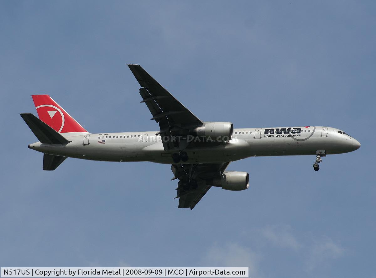 N517US, 1986 Boeing 757-251 C/N 23205, Northwest 757-200